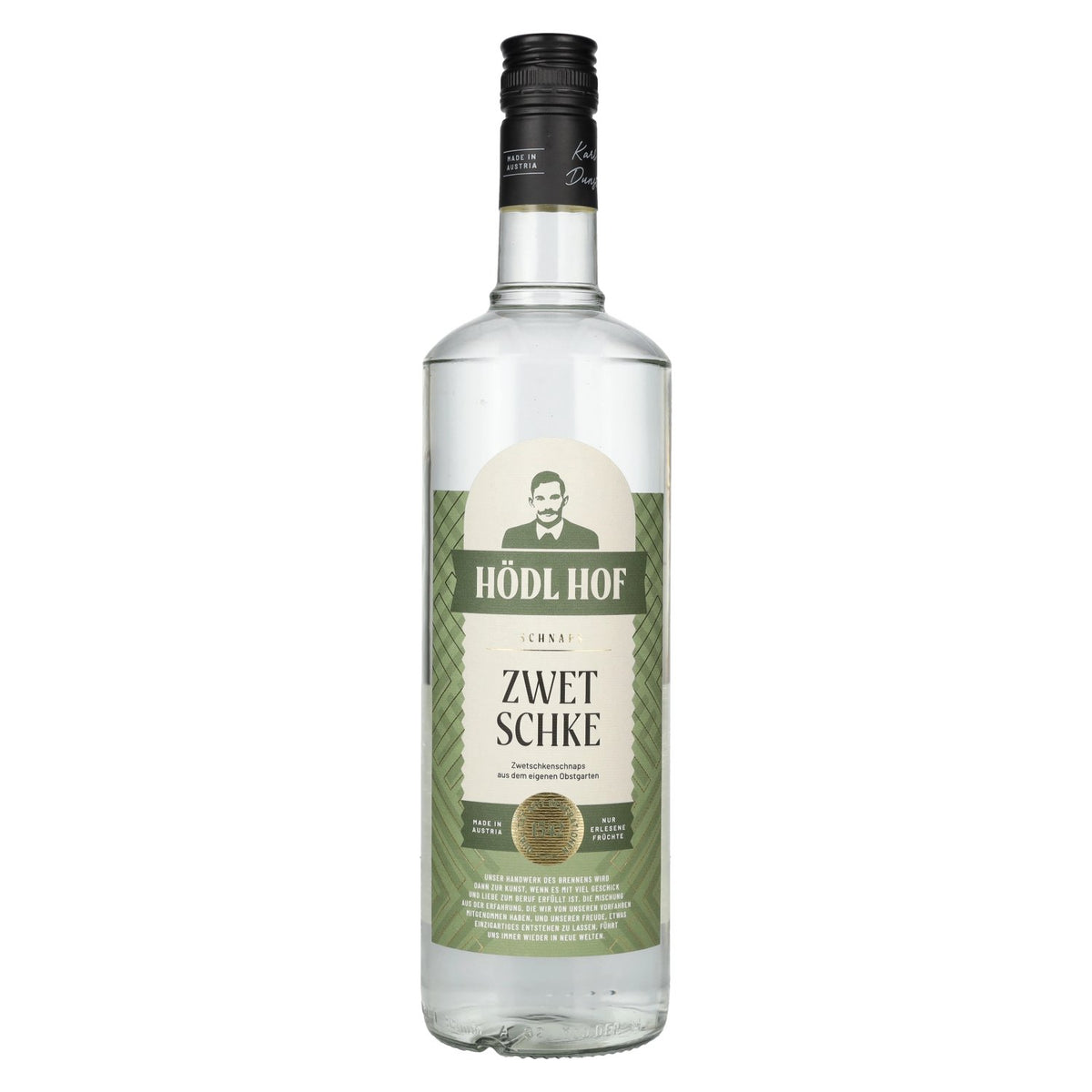 Hödl Hof Original ZWETSCHKE Schnaps 38% vol. 1 l