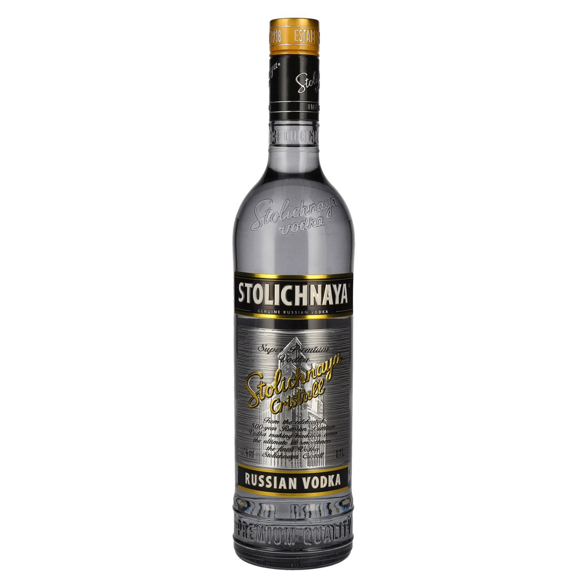 Stolichnaya Premium Vodka FKP Cristall 40% vol. 0,7 l