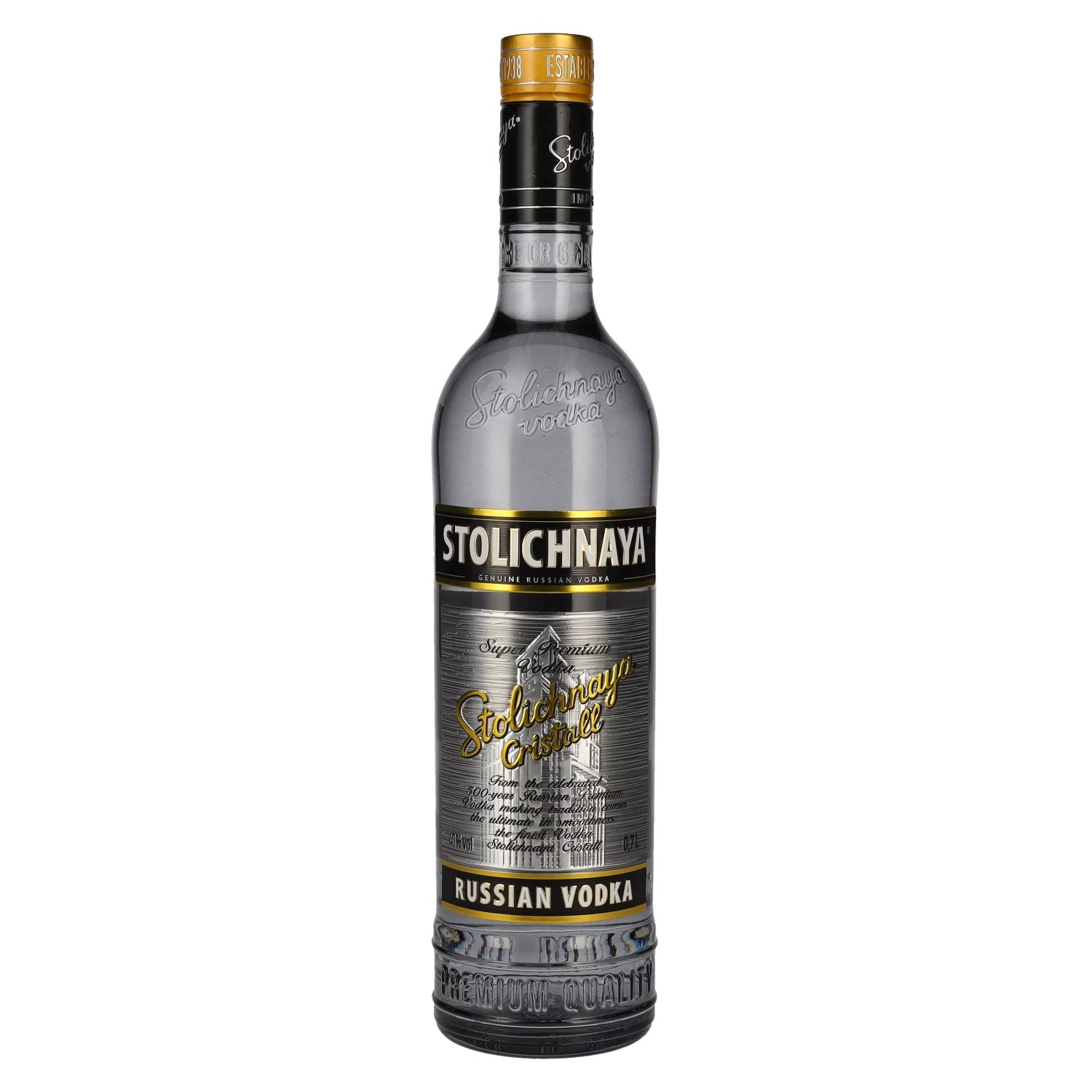 Stolichnaya Premium Vodka FKP Cristall 40% vol. 0,7 l