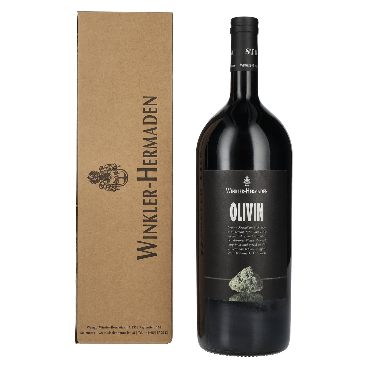 Winkler-Hermaden Olivin 2021 14 % vol. 1,5 l dans un coffret cadeau