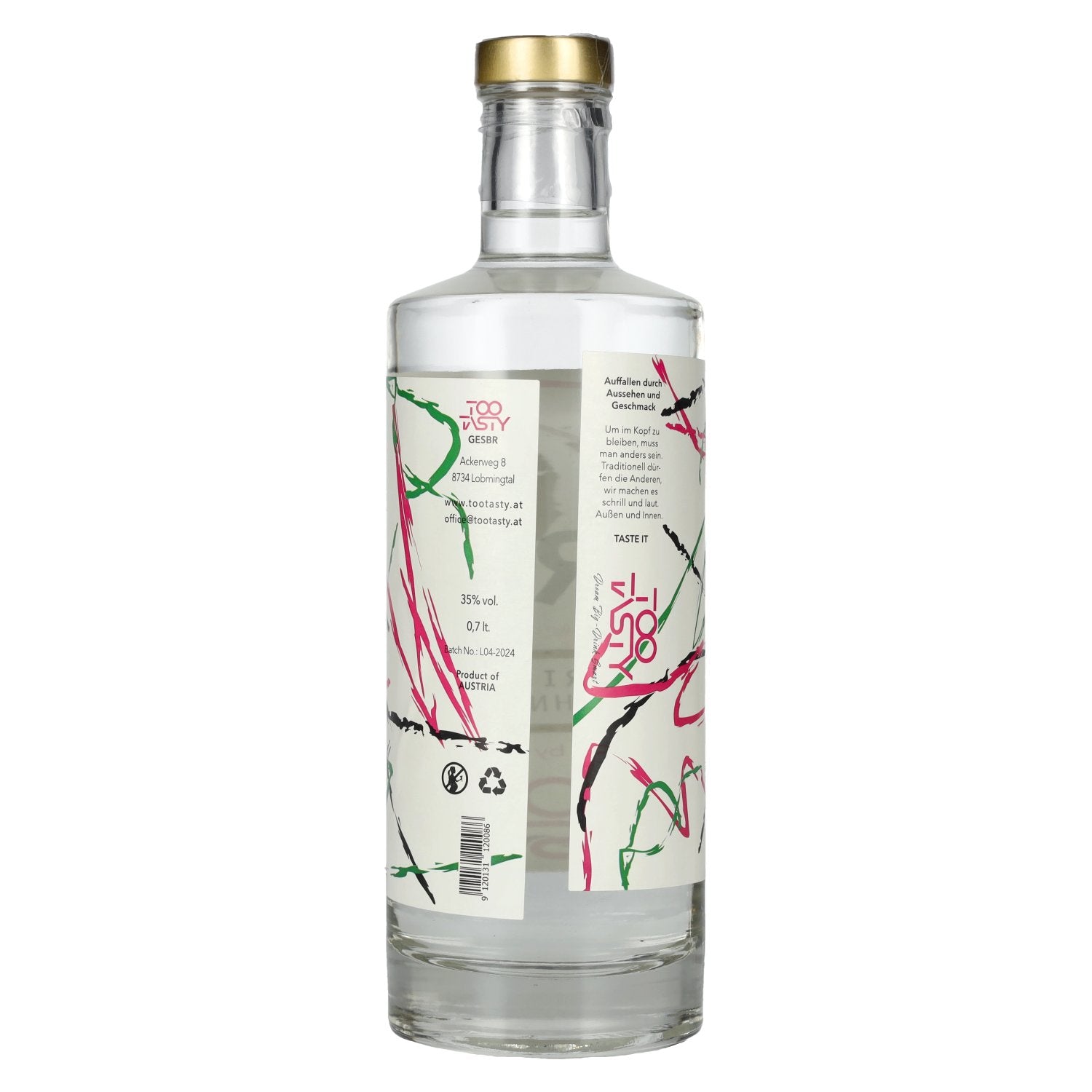 Too Tasty MARILLN Marillen Schnaps 35% Vol. 0,7l