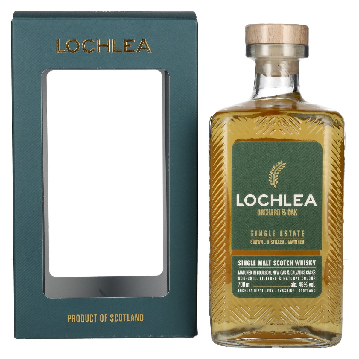 Lochlea ORCHARD & OAK Single Estate Single Malt Scotch Whisky 46% Vol. 0,7l in Geschenkbox