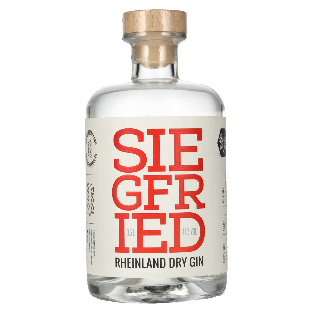 Siegfried Rheinland Dry Gin 41% vol. 0,5 l
