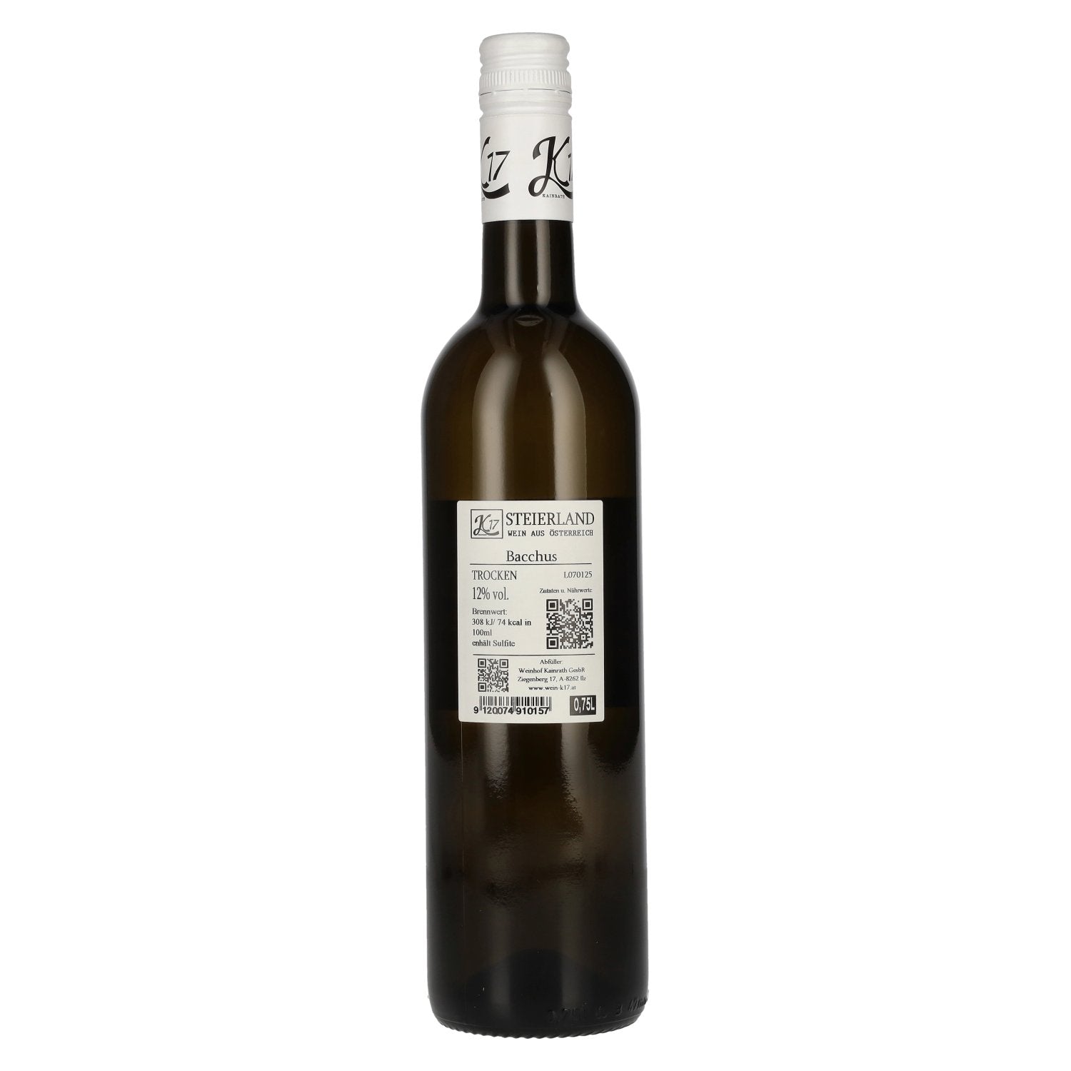 K17 Kainrath BACCHUS 12% Vol. 0,75l
