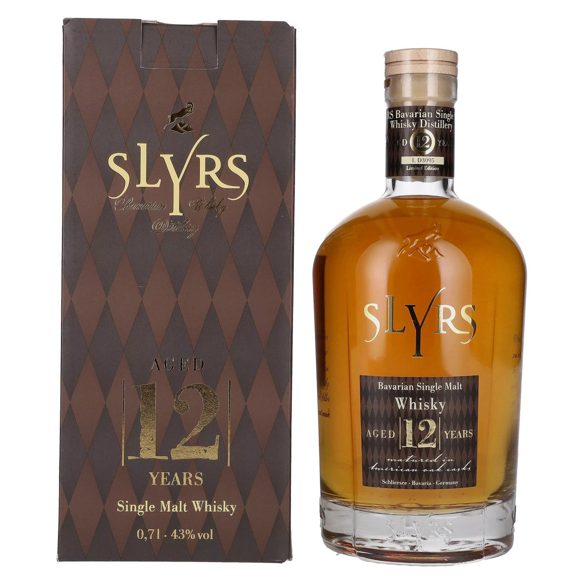 Slyrs 12 Years Old Single Malt Whisky Limited Edition 43% vol. 0.7l in a gift box