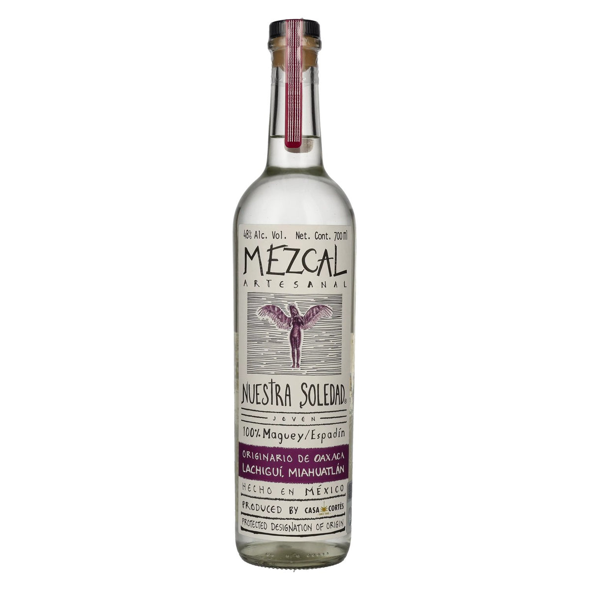 Nuestra Soledad Mezcal Joven LACHIGUÍ MIAHUATLÁN 48% Vol. 0,7l