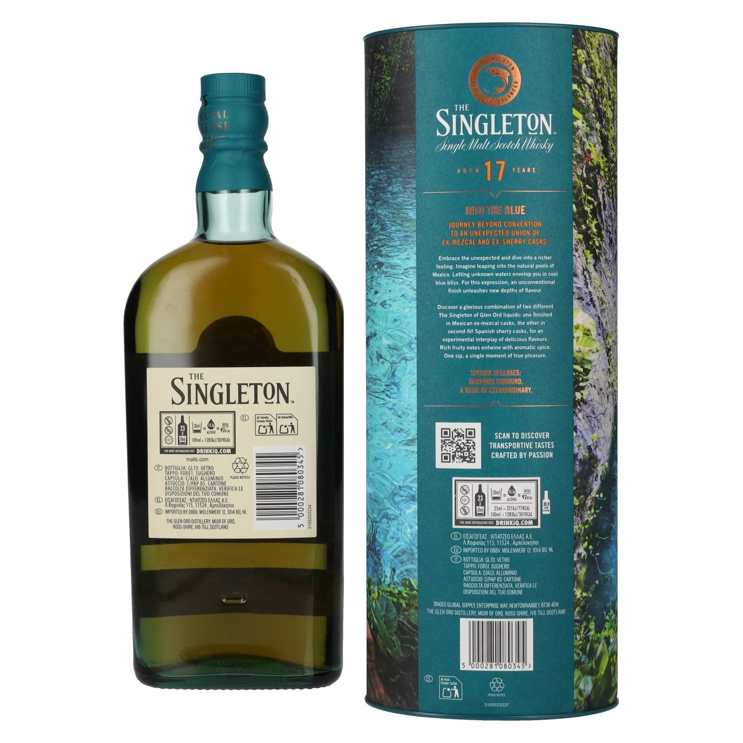The Singleton 17 Years Old Glen Ord INTO THE BLUE Single Malt Special Release 2025 55,5% Vol. 0,7l in Geschenkbox