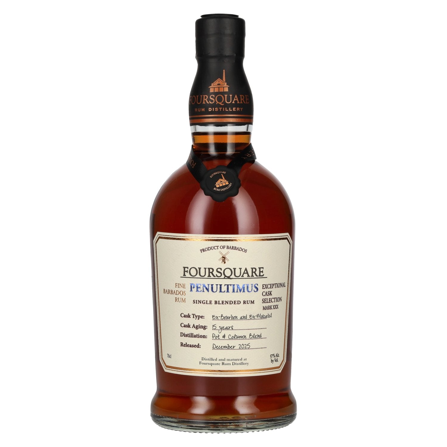 Foursquare 15 Years Old Exceptional Cask SELECTION MARK XXX PENULTIMUS 2025 57% vol. 0,7 l