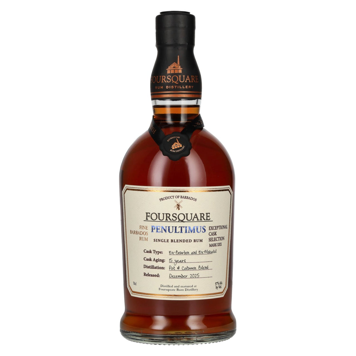 Foursquare 15 Years Old Exceptional Cask SELECTION MARK XXX PENULTIMUS 2025 57% Vol. 0,7l