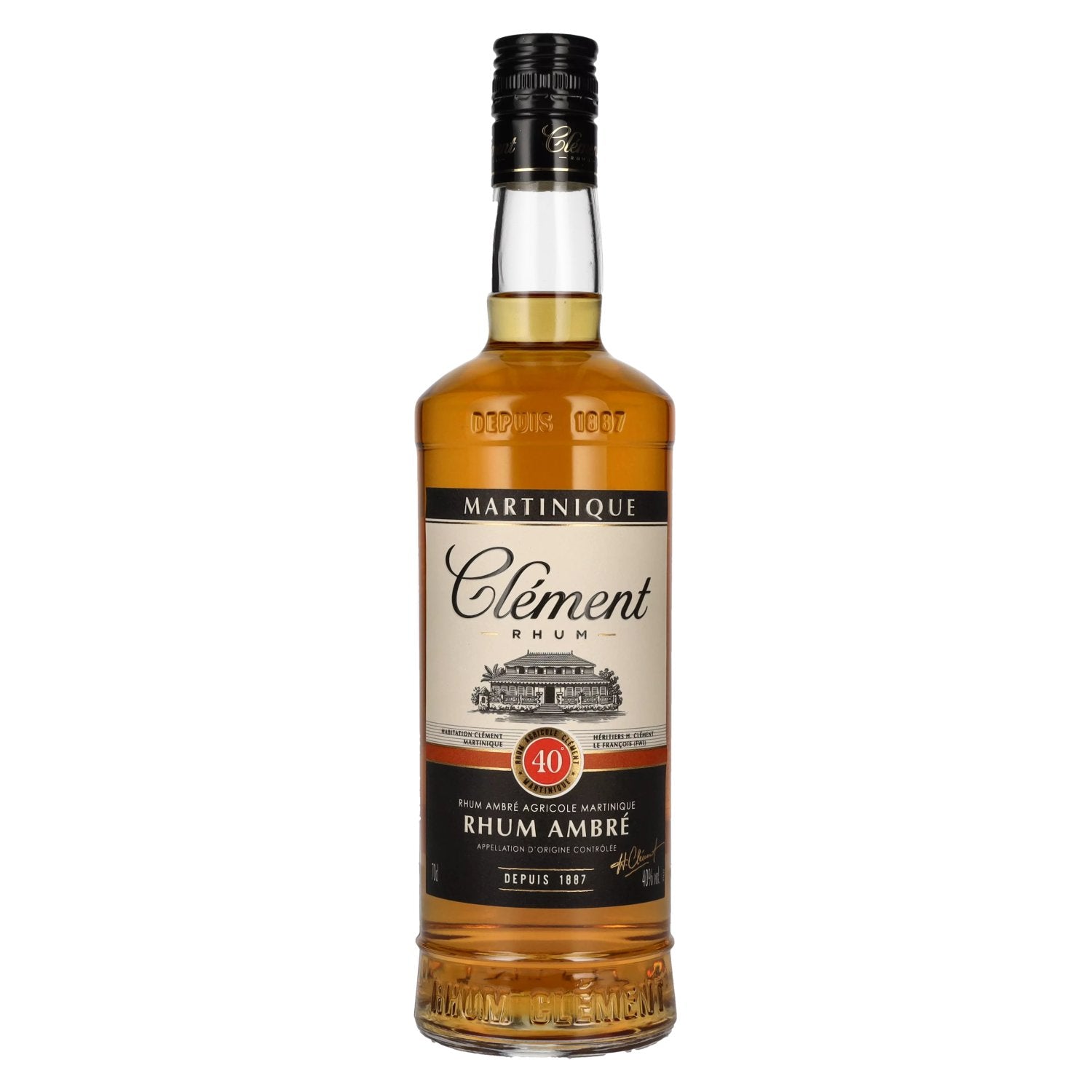Clément Rhum Agricole Ambré 40% Vol. 0,7l