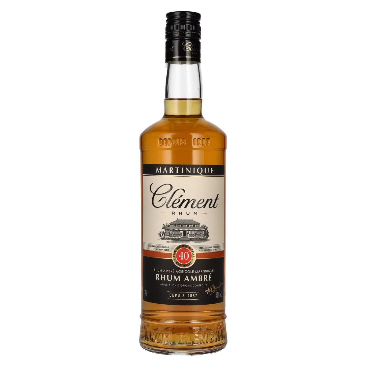 Clément Rhum Agricole Ambré 40 % vol. 0,7 l