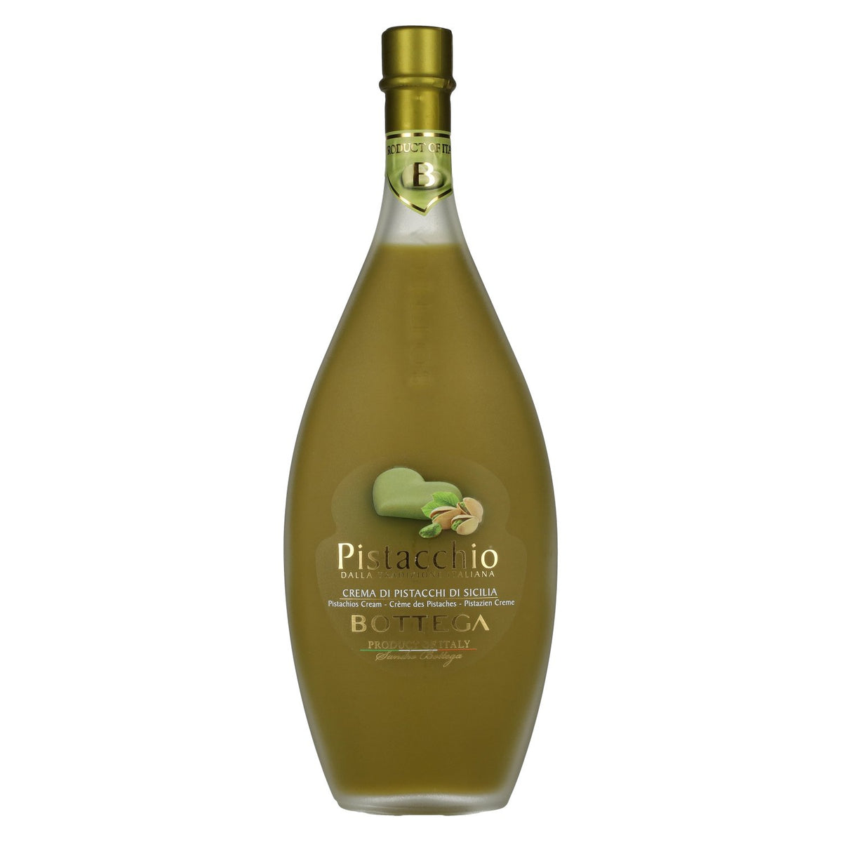 Bottega Crema di PISTACCHIO Cream Liqueur 17% ABV 0.5l
